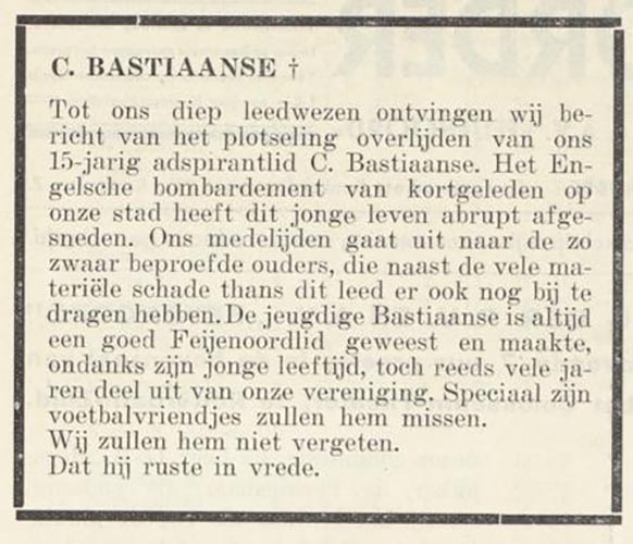 ovl advertentie uit de Feijenoorder 1940